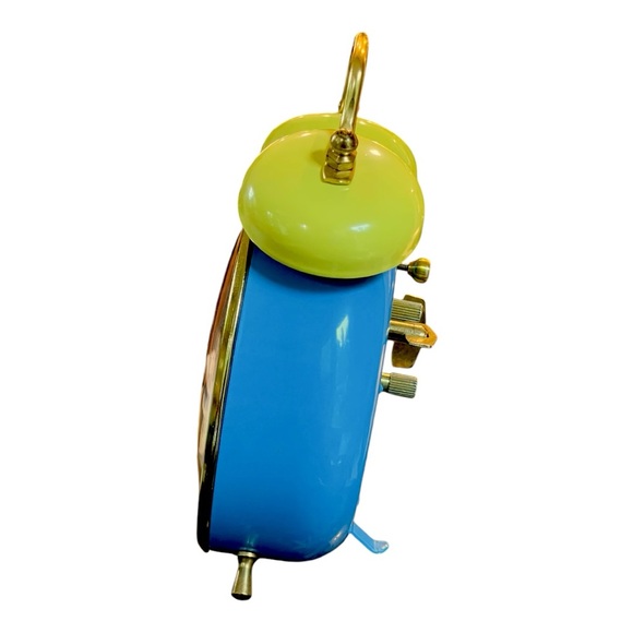 Vintage Smurf Alarm Clock BRADLEY 1983 Animated Action Clock - Picture 4 of 8